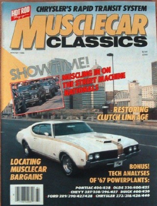 MUSCLECAR CLASSICS 1986 WINTER